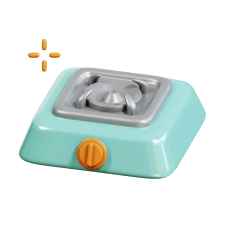 Gas Stove  3D Icon