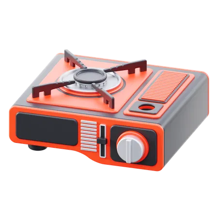 Gas Stove  3D Icon