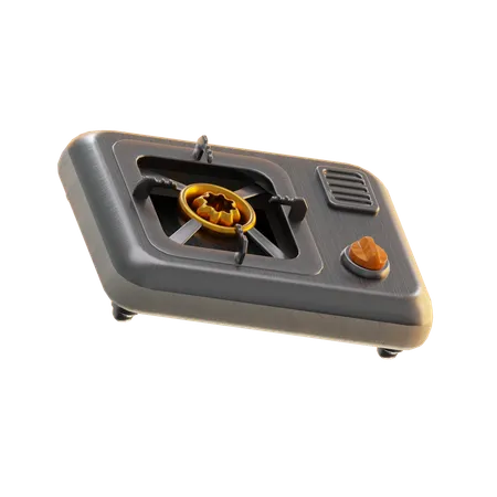 Gas Stove  3D Icon