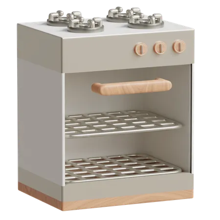 Gas Stove  3D Icon