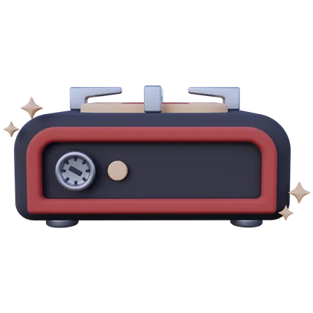 Gas Stove  3D Icon