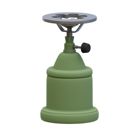 Gas Stove  3D Illustration