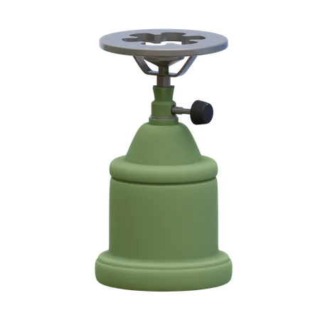 Gas Stove  3D Illustration