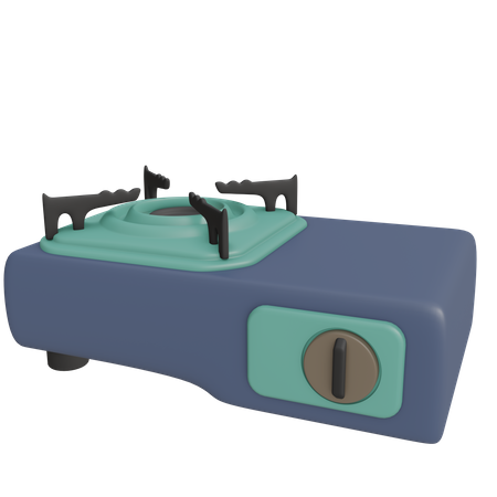 Gas Stove  3D Icon