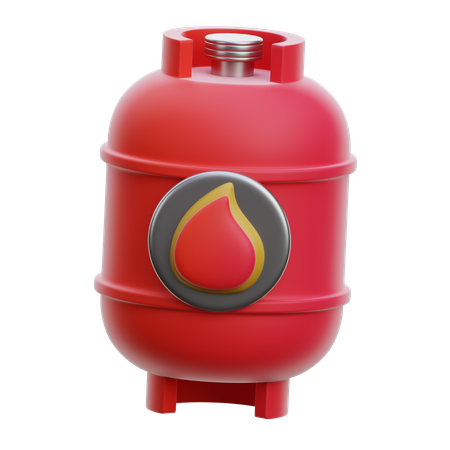 Gas Tank Rescue And Response  3D Icon