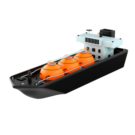 Gas Tanker  3D Icon