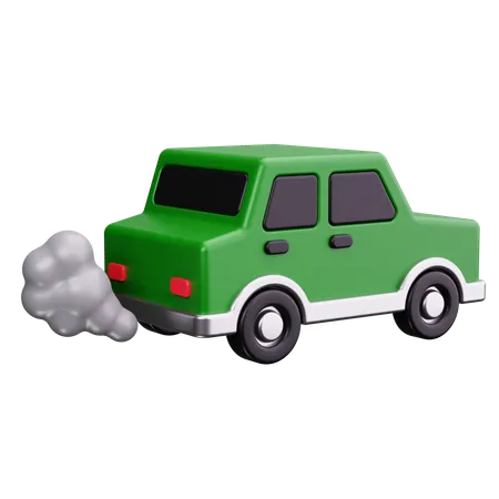 Gases de escape del coche  3D Icon