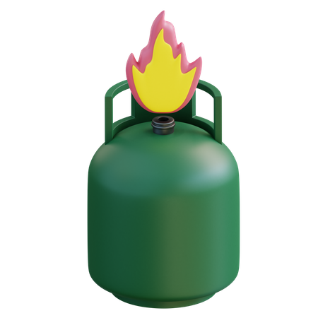 Gaszylinder  3D Icon