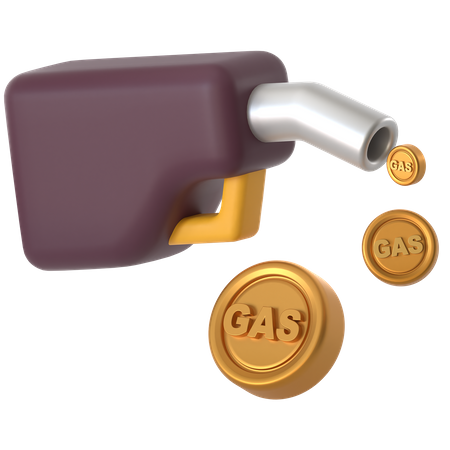 Gasgebühr  3D Icon