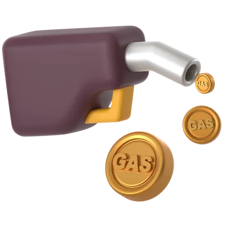 Gasgebühr  3D Icon