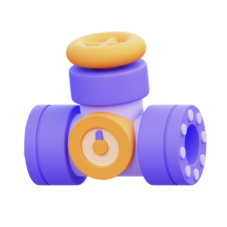 Gasleitung  3D Icon