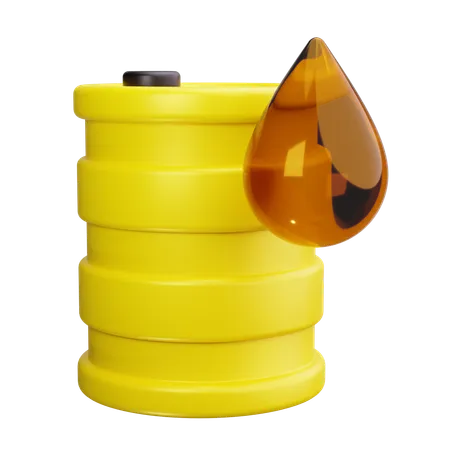 Gasoline Barrel  3D Icon