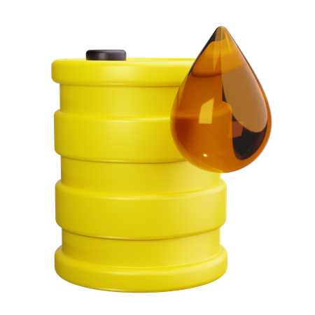 Gasoline Barrel  3D Icon