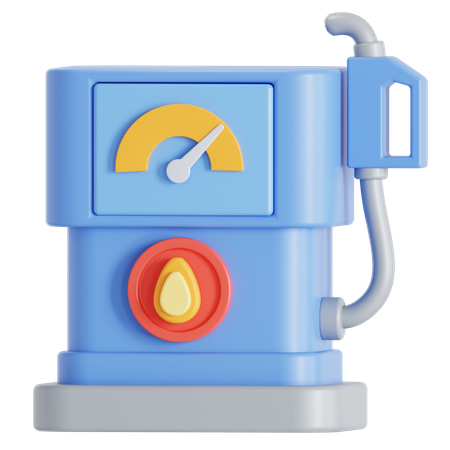 Gasolinera  3D Icon