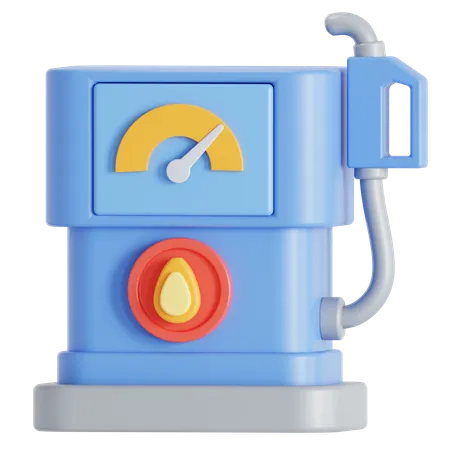 Gasolinera  3D Icon