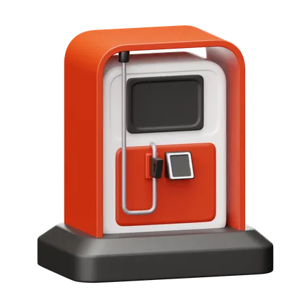 Gasolinera  3D Icon