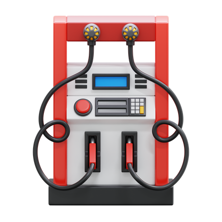 Gasolinera  3D Icon