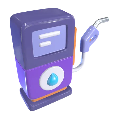 Gasolinera  3D Icon