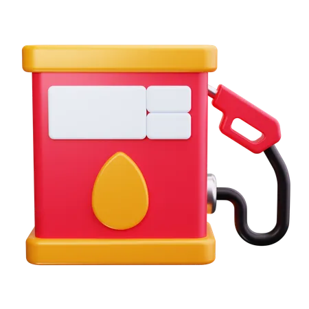 Gasolinera  3D Icon