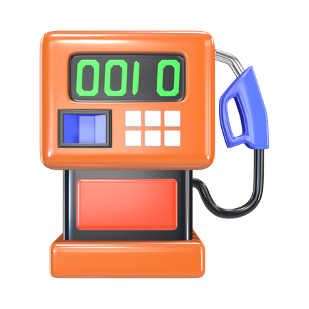 Gasolinera  3D Icon