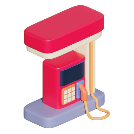 Gasolinera  3D Icon