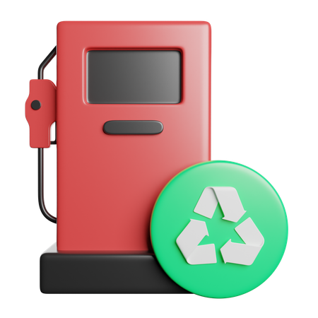 Gasolinera  3D Icon