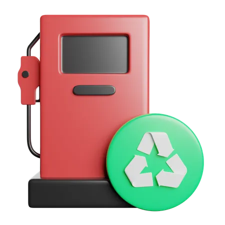 Gasolinera  3D Icon