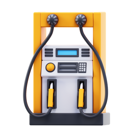 Gasolinera  3D Icon