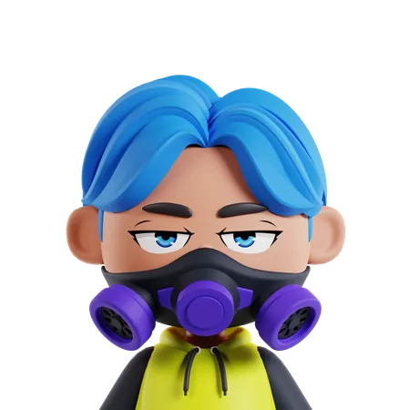 Gass Mask  3D Icon