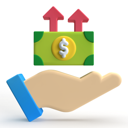 Gastando dinero  3D Icon