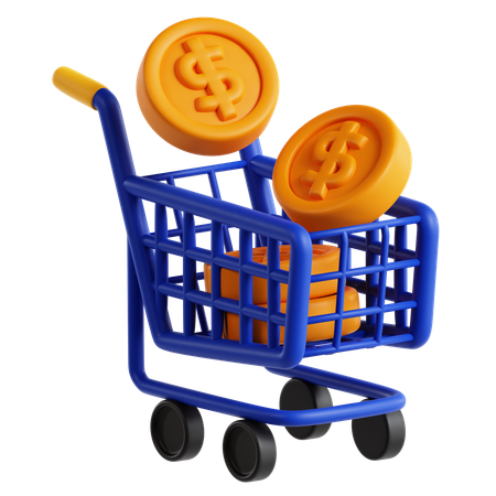 Gasto do consumidor  3D Icon