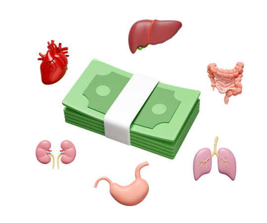 Gastos médicos  3D Icon