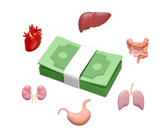 Gastos médicos  3D Icon