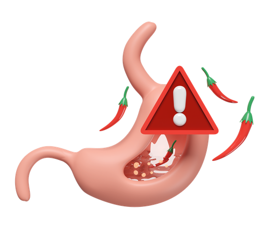 Gastric Disease  3D Icon