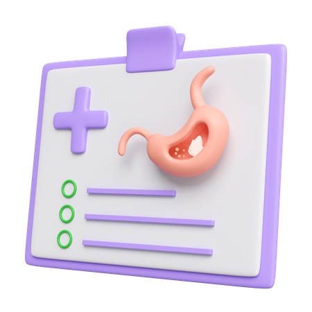 Gastric Report  3D Icon