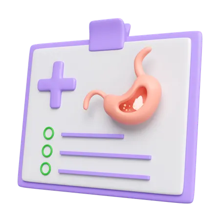Gastric Report  3D Icon