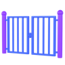 gate 3d illustration