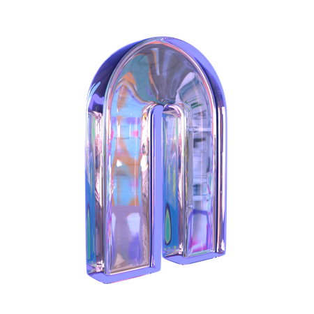 Gate Abstract Shape  3D Icon