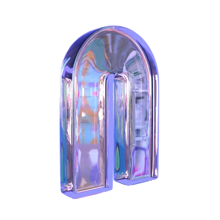 Gate Abstract Shape  3D Icon