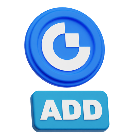 Gate Add  3D Icon