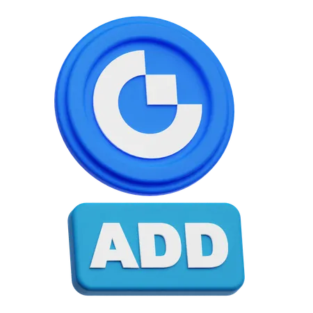Gate Add  3D Icon