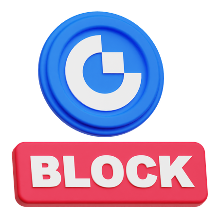 Gate Block  3D Icon