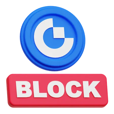 Gate Block  3D Icon