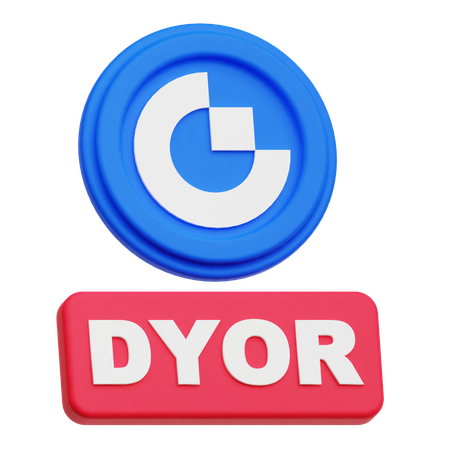 Gate Dyor  3D Icon