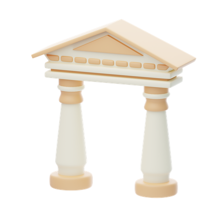 Gate Entrance  3D Icon