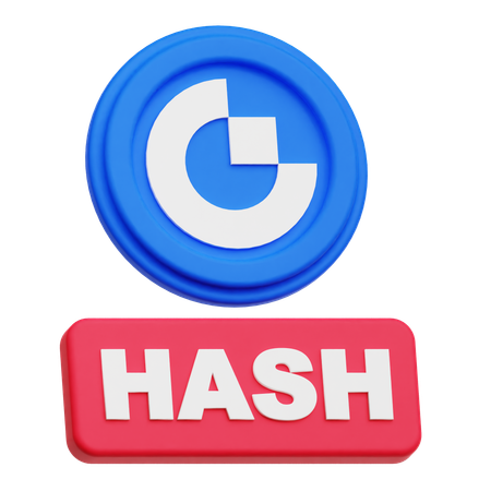 Gate Hash  3D Icon
