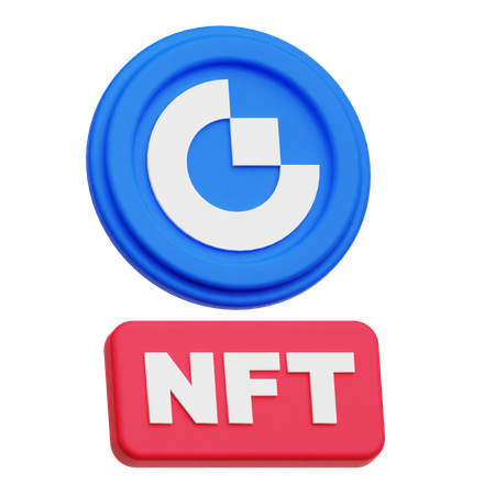 Gate Nft  3D Icon