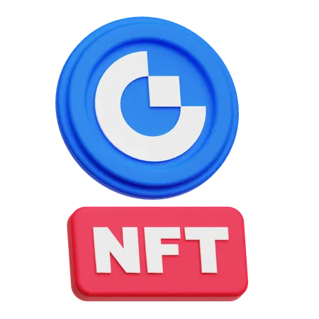 Gate Nft  3D Icon