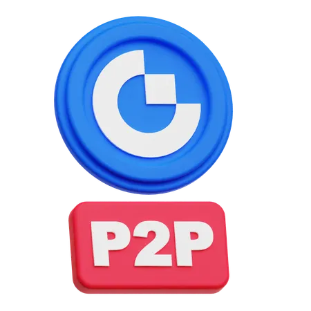 Gate P 2 P  3D Icon