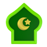 3d ramadan gate logo